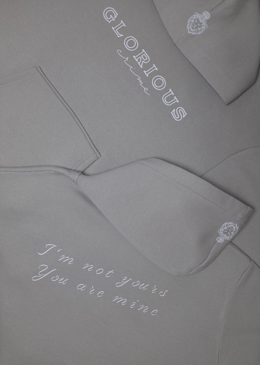 Wolf Grey Oversized Hoodie