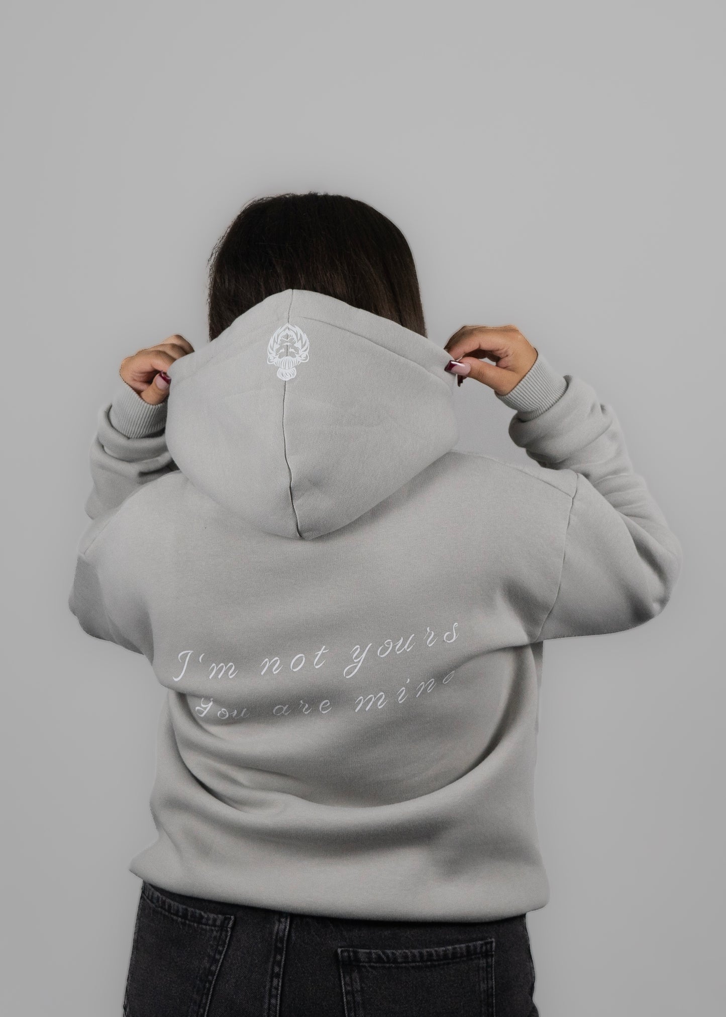 Wolf Grey Oversized Hoodie