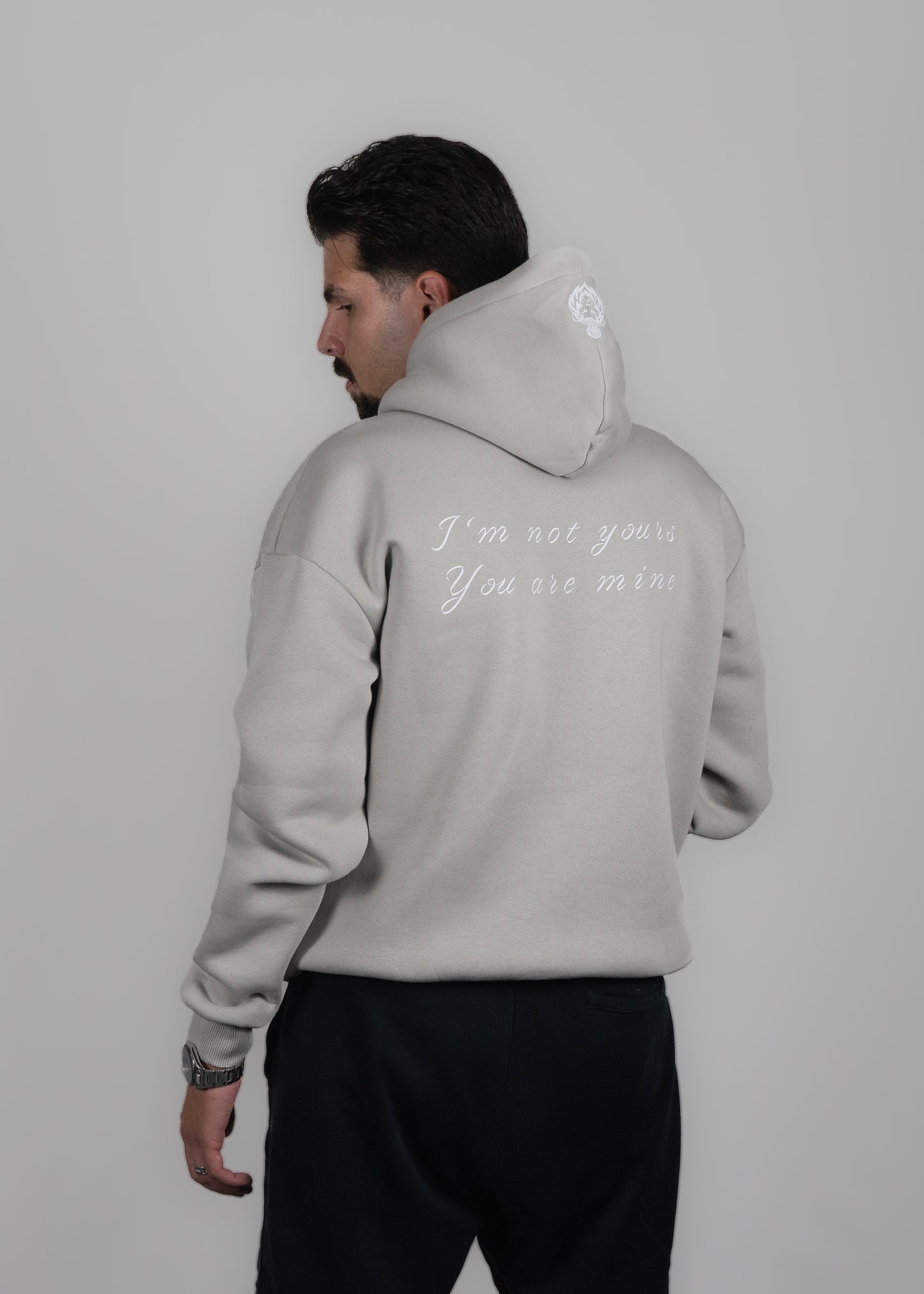 Wolf Grey Oversized Hoodie